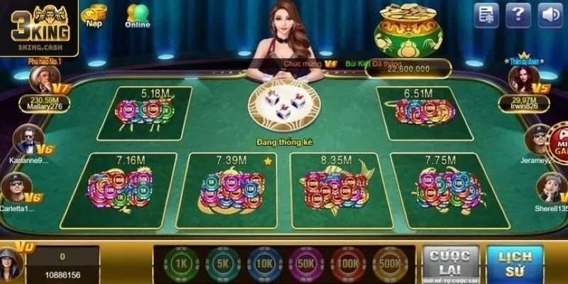 Bầu Cua tại Casino 3KING